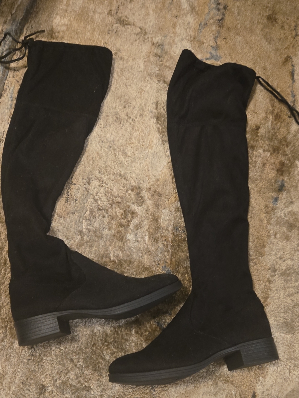 Circus by Sam Edelman Black Over-the-Knee Suede Boots